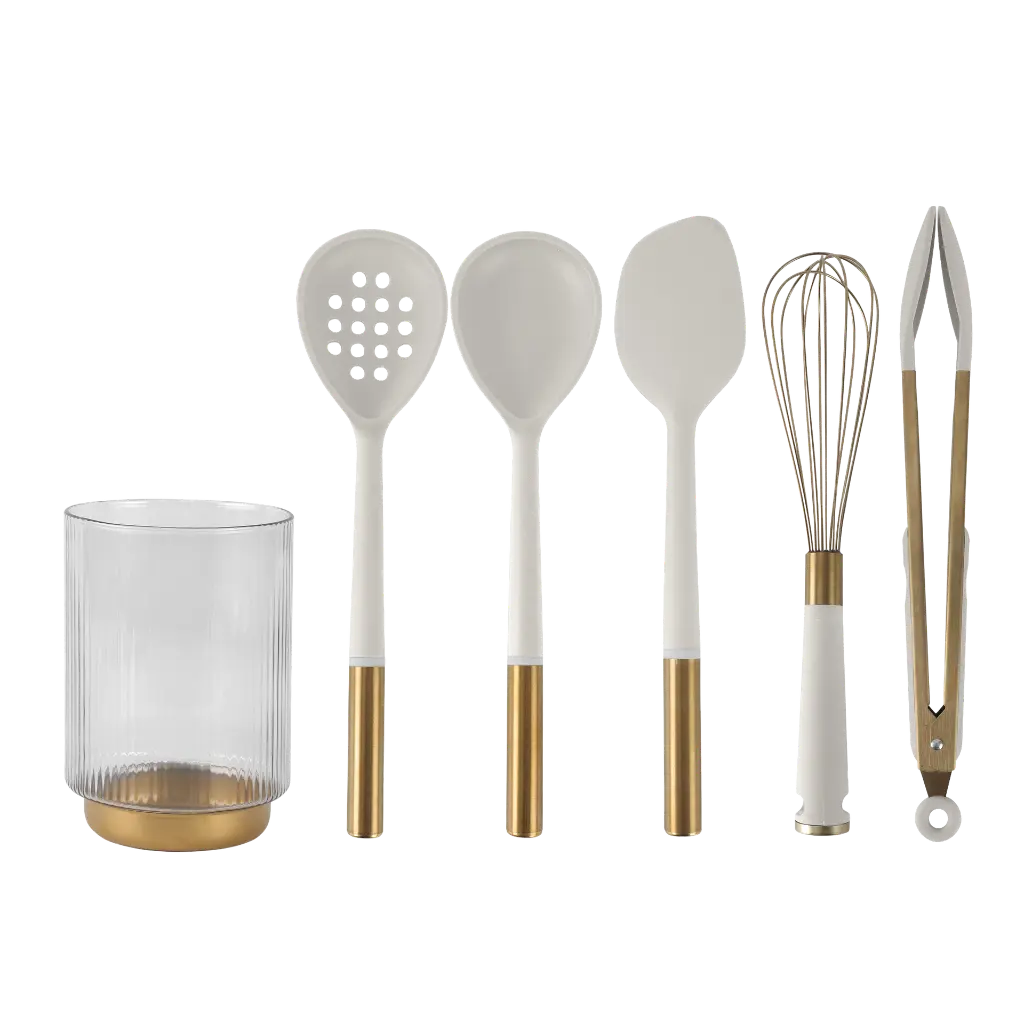 6UTNCRCS1K2J-CRM - Silicone Utensils Set - 1.webp