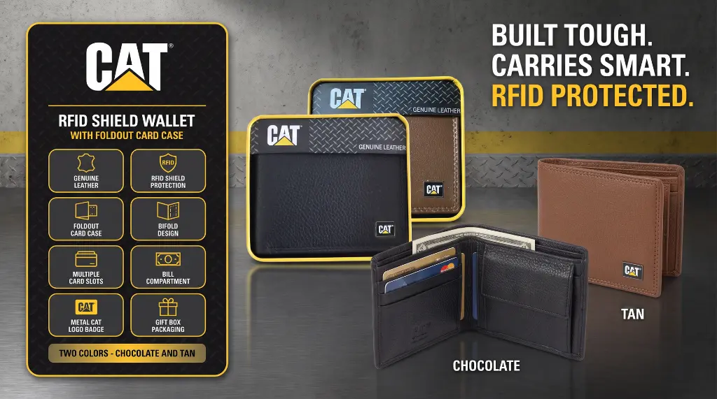 29CTW00015 - CAT RFID Bifold Wallet - sheet.webp
