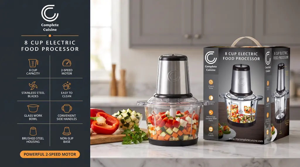 CC-8000CHP-HDL - 8 Cup Food Processor - sheet.webp