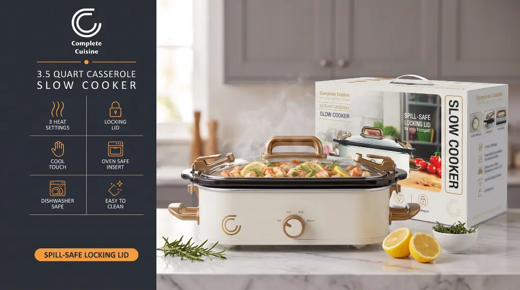 CC-SL35QT-CG-HDL - 3.5QT Casserole Slow Cooker Cream - sheet.webp