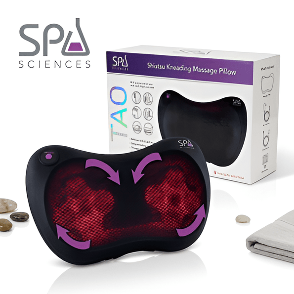 Spa Sciences TAO Shiatsu Massager for Back, Neck & Shoulder, Includes Car Power Adapter