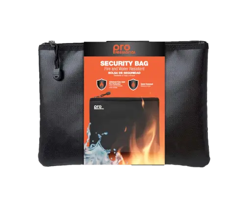 [K2JFPB-BLK] Professional Fire & Water Resistant Security Bag