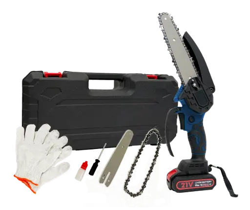 [TL-898] 21V Cordless Electric Chainsaw Set