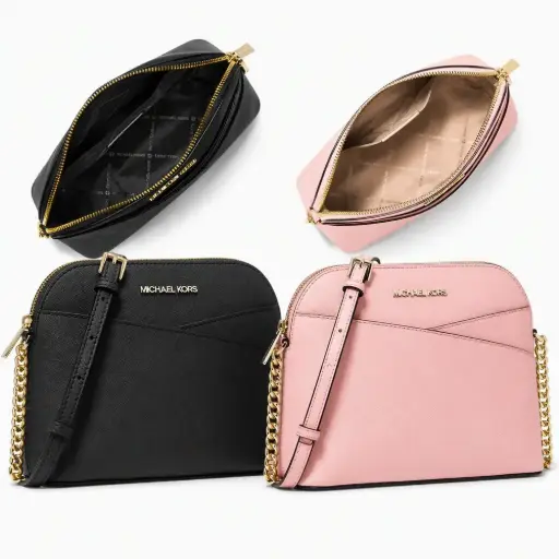 Michael Kors Jet Set Travel Medium Dome Crossbody Bag - Solid