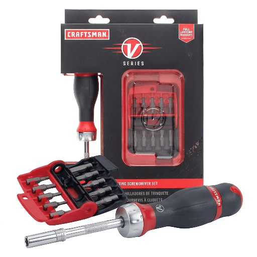 [CMHT68143V] Craftsman 18 Piece Ratcheting Screwdriver Set