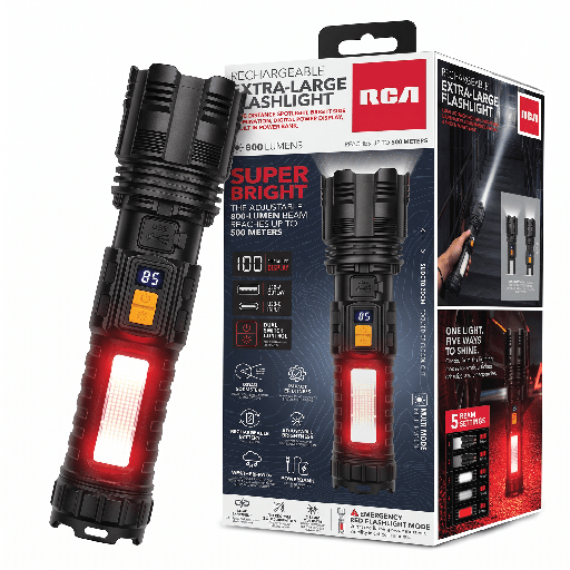 [RFL-1872R-K24] RCA Jumbo Extra Large Flashlight
