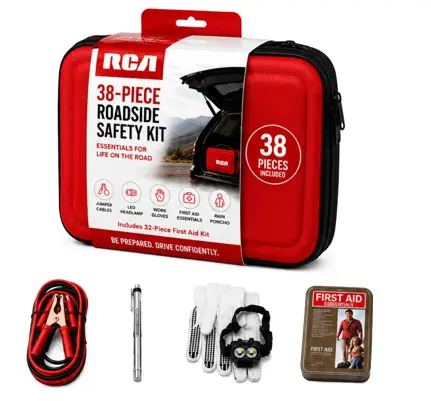 [RRK-1236-K24] RCA 38-Piece Roadside Safety Kit 